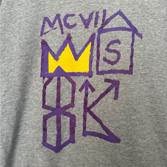 SPRZ NY Grey Graphic Crewneck Sweatshirt - Picture 3 of 5